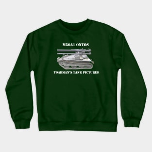 M50A1 Ontos wht-txt-toadman Crewneck Sweatshirt